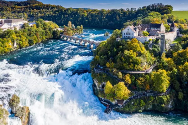 Rhine Falls in Swiss